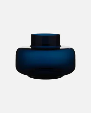 urna vase - dark blue