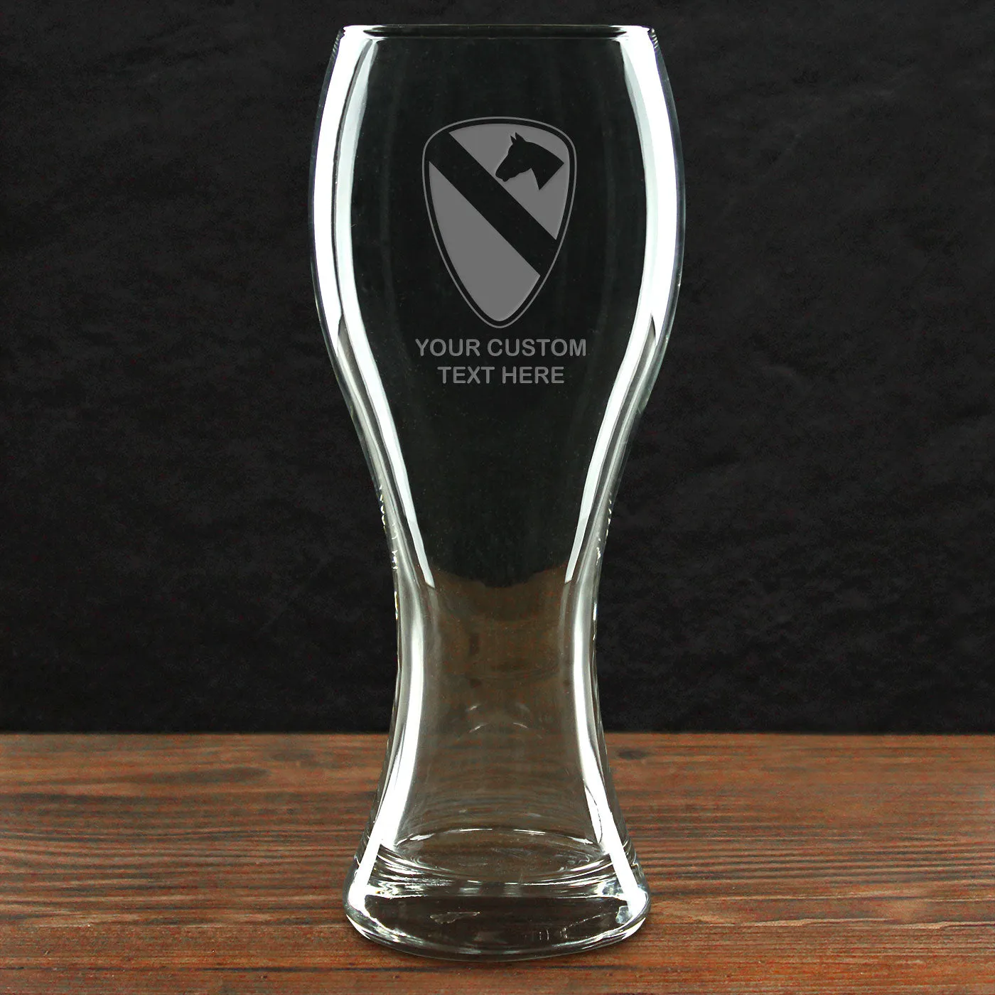 US Army 'Build Your Glass' Personalized 23 oz. Giant Pilsner Glass