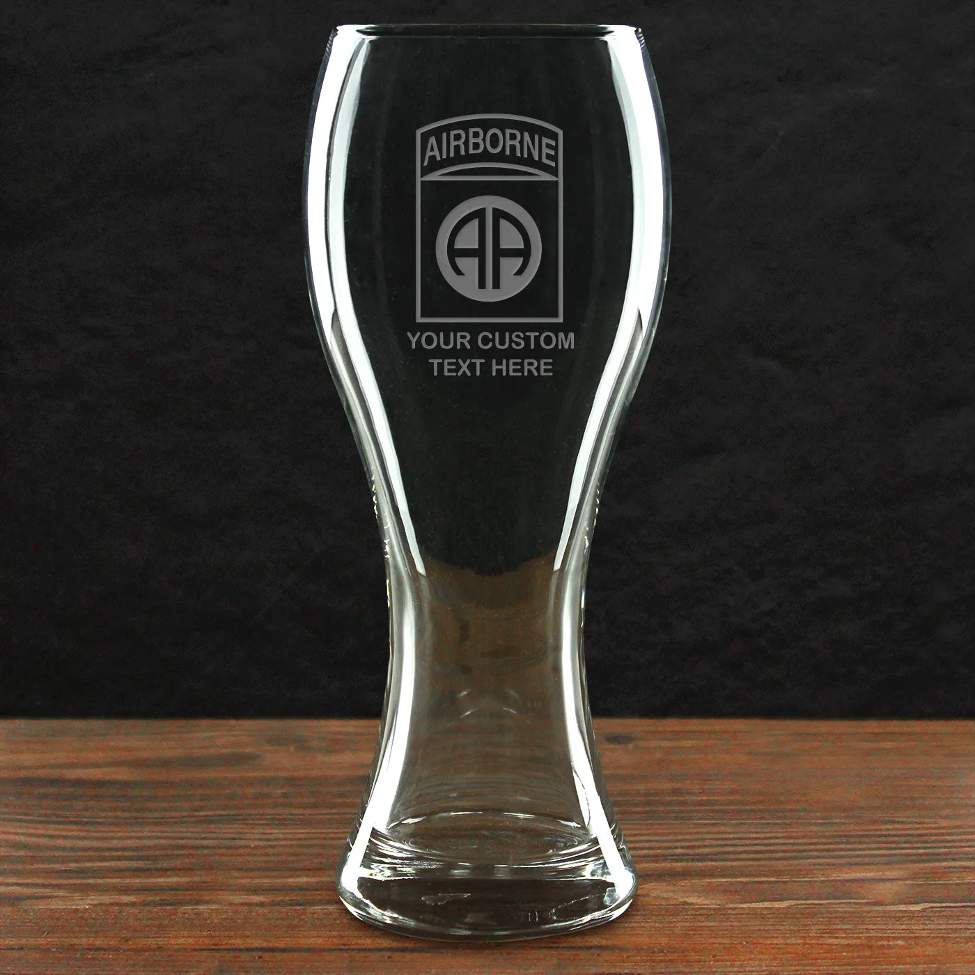 US Army 'Build Your Glass' Personalized 23 oz. Giant Pilsner Glass