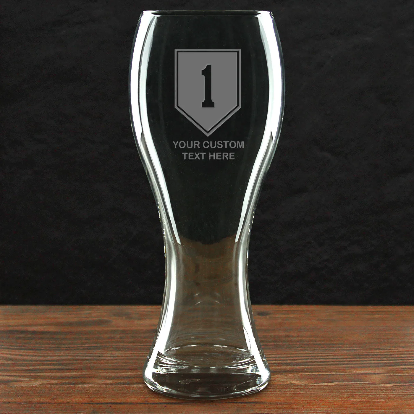 US Army 'Build Your Glass' Personalized 23 oz. Giant Pilsner Glass