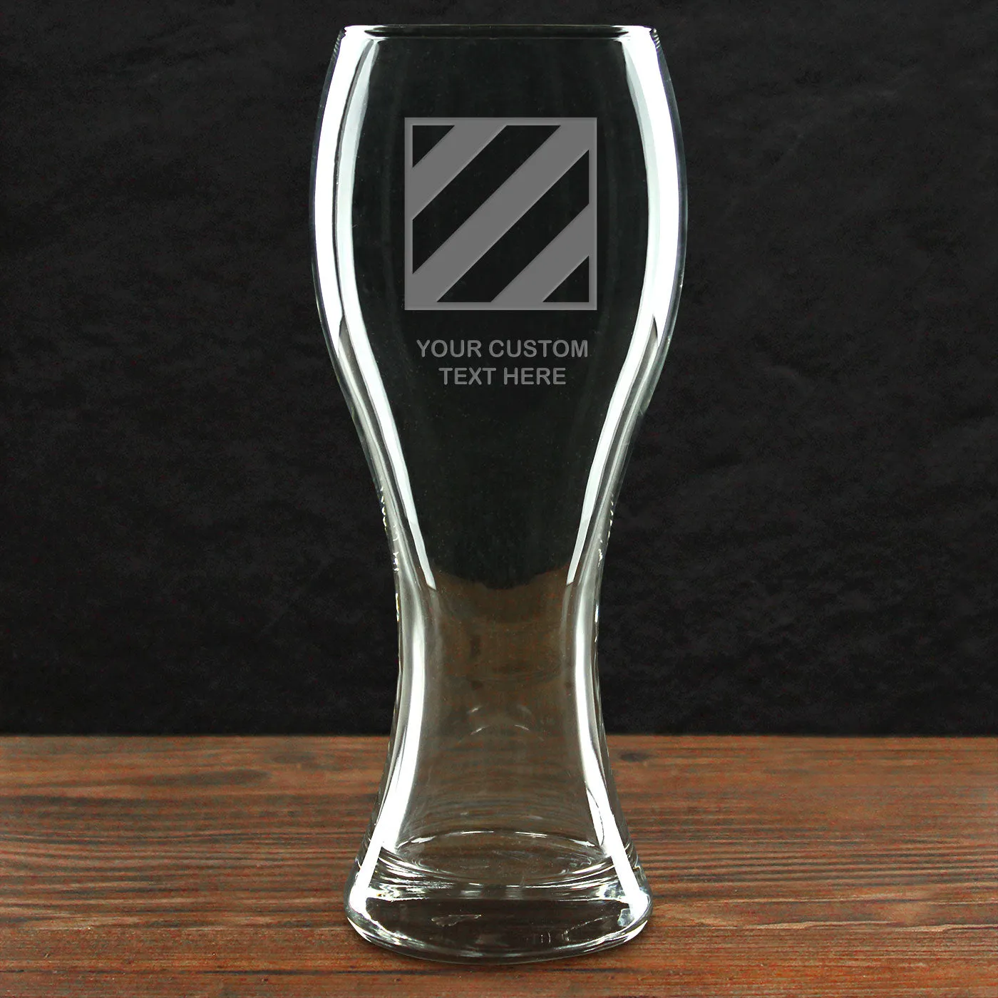 US Army 'Build Your Glass' Personalized 23 oz. Giant Pilsner Glass