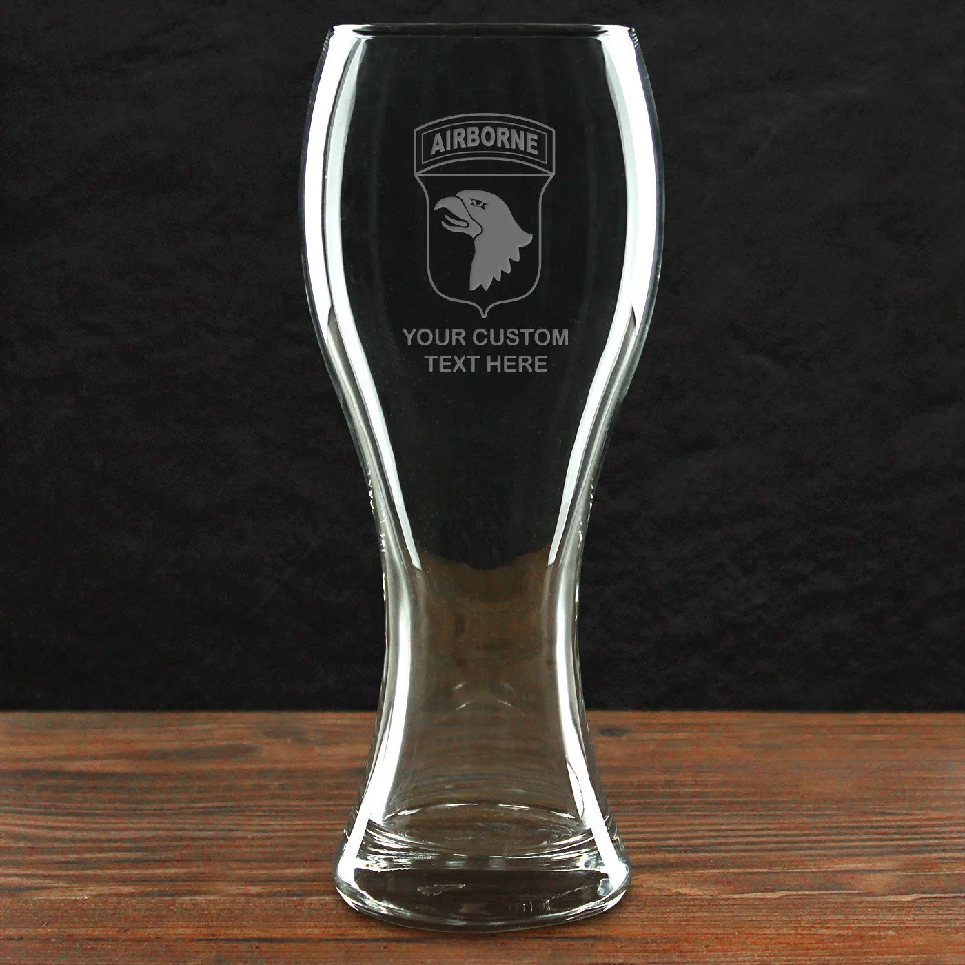 US Army 'Build Your Glass' Personalized 23 oz. Giant Pilsner Glass