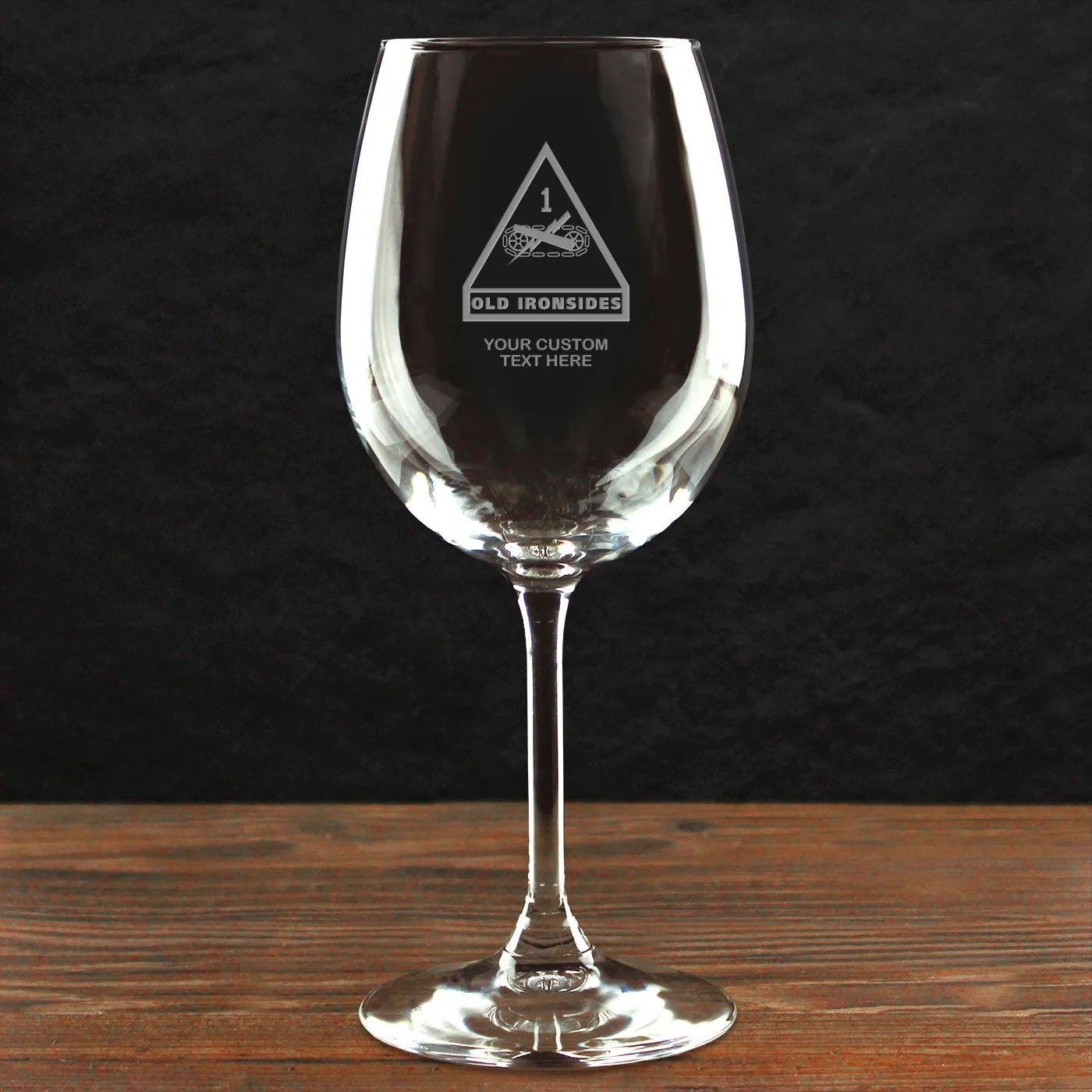 US Army Pick Your Design Personalized 16 oz. Wine Glass