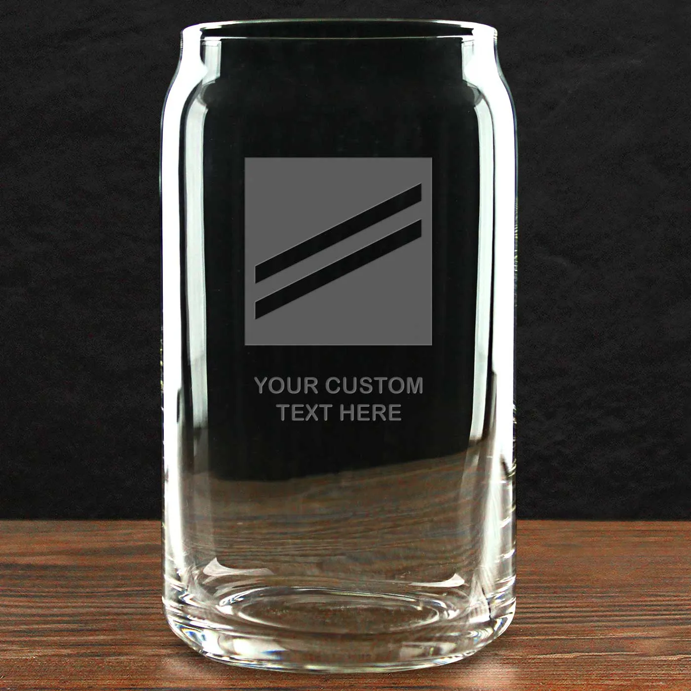 US Navy 'Build Your Glass' Personalized 16 oz Beer Can Glass