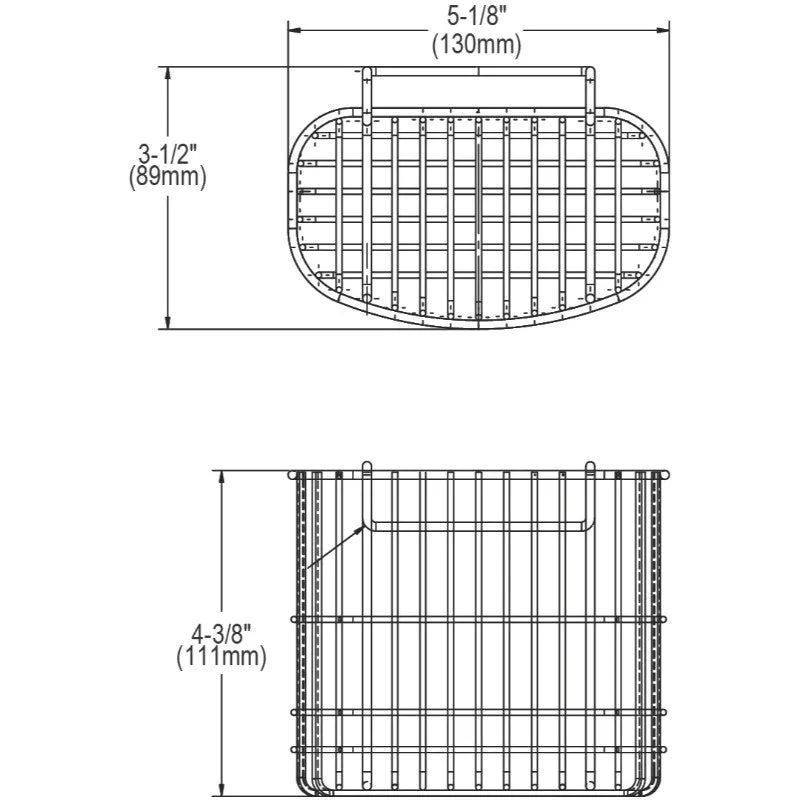 Utensil Caddy (3.5" x 5.13" x 4.38")