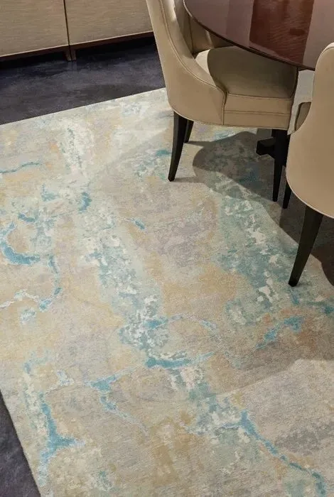 Wool & Silk CGS01 Mediterranean Sand Rug